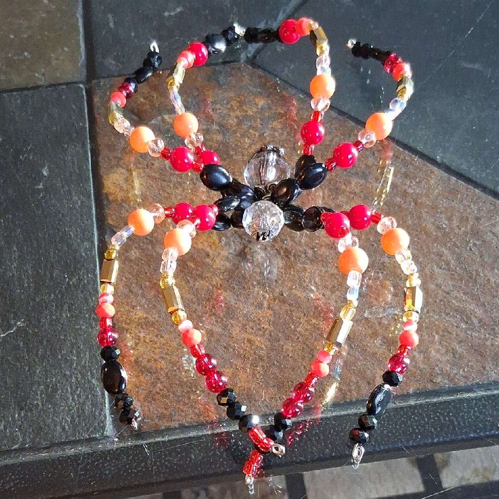 BEADED SPIDER SUNCATCHER